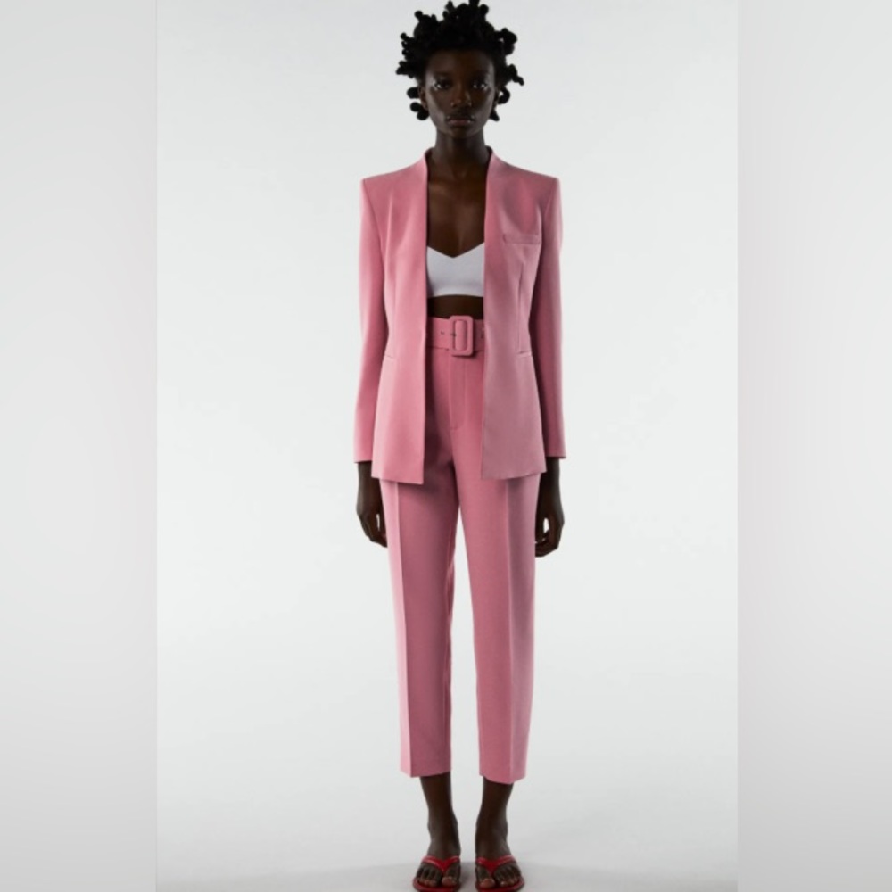 2 Piece Pink Zara Suit -Size Small